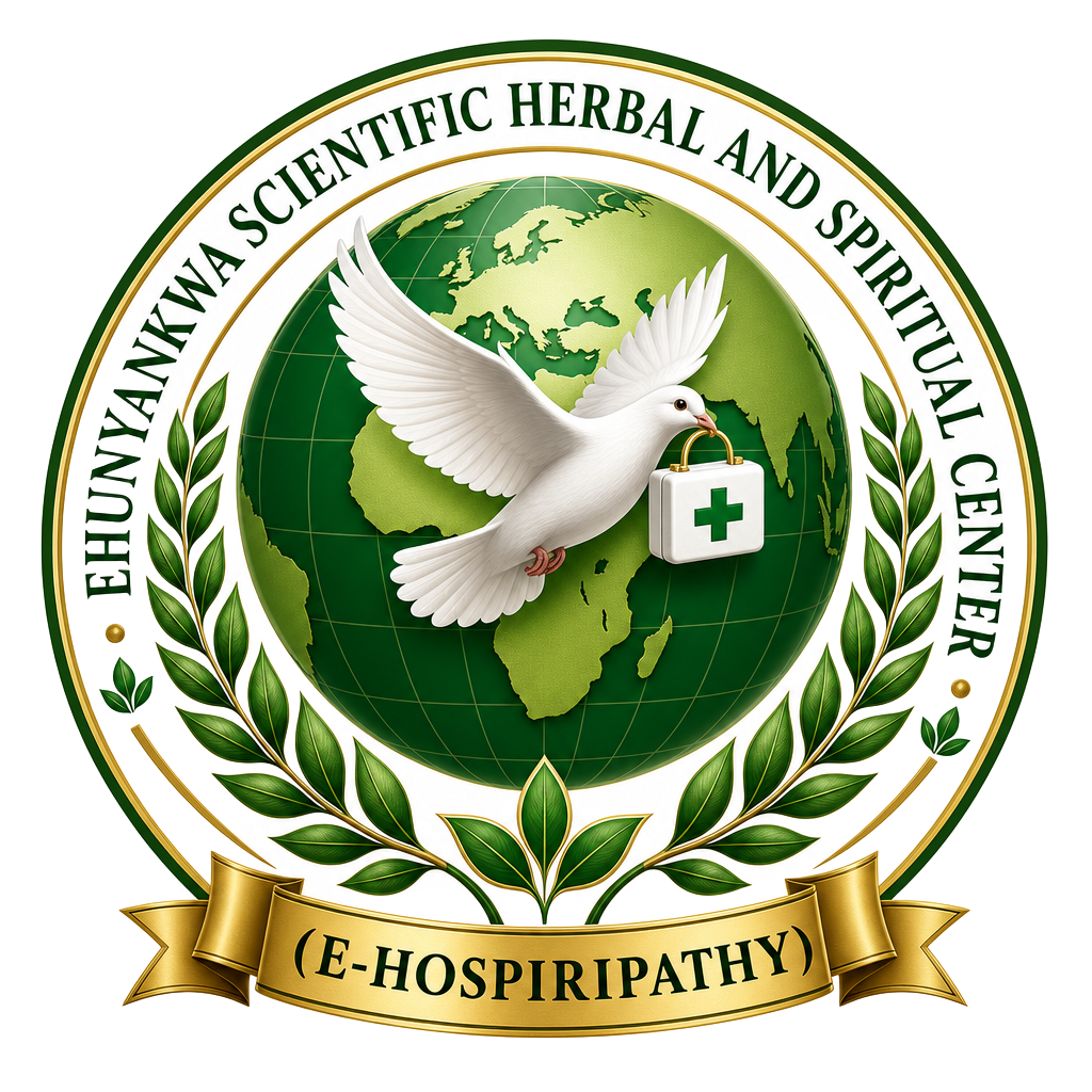 Ehunyankwa Scientific Herbal and Spiritual Center — E-Hospiripathy official emblem